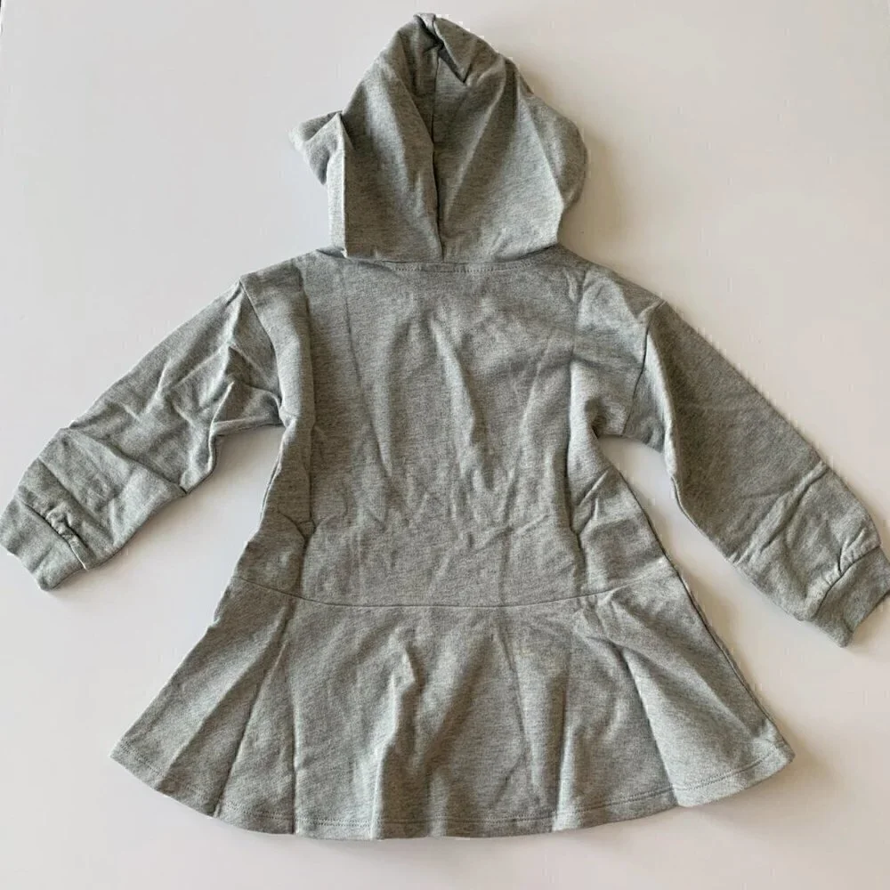 Tea Collection Girl Hooded Sweatshirt Dress 2T